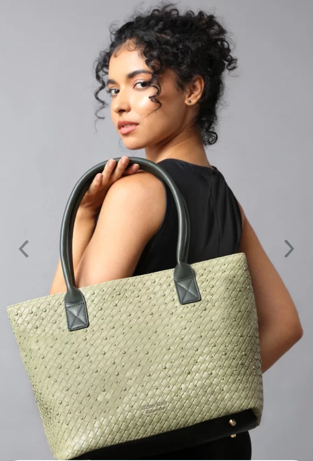 Handheld Textured Structured Bag