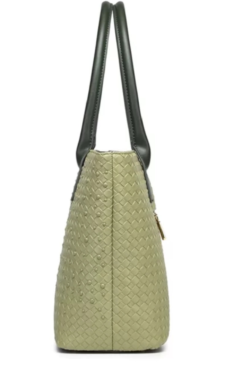 Handheld Textured Structured Bag