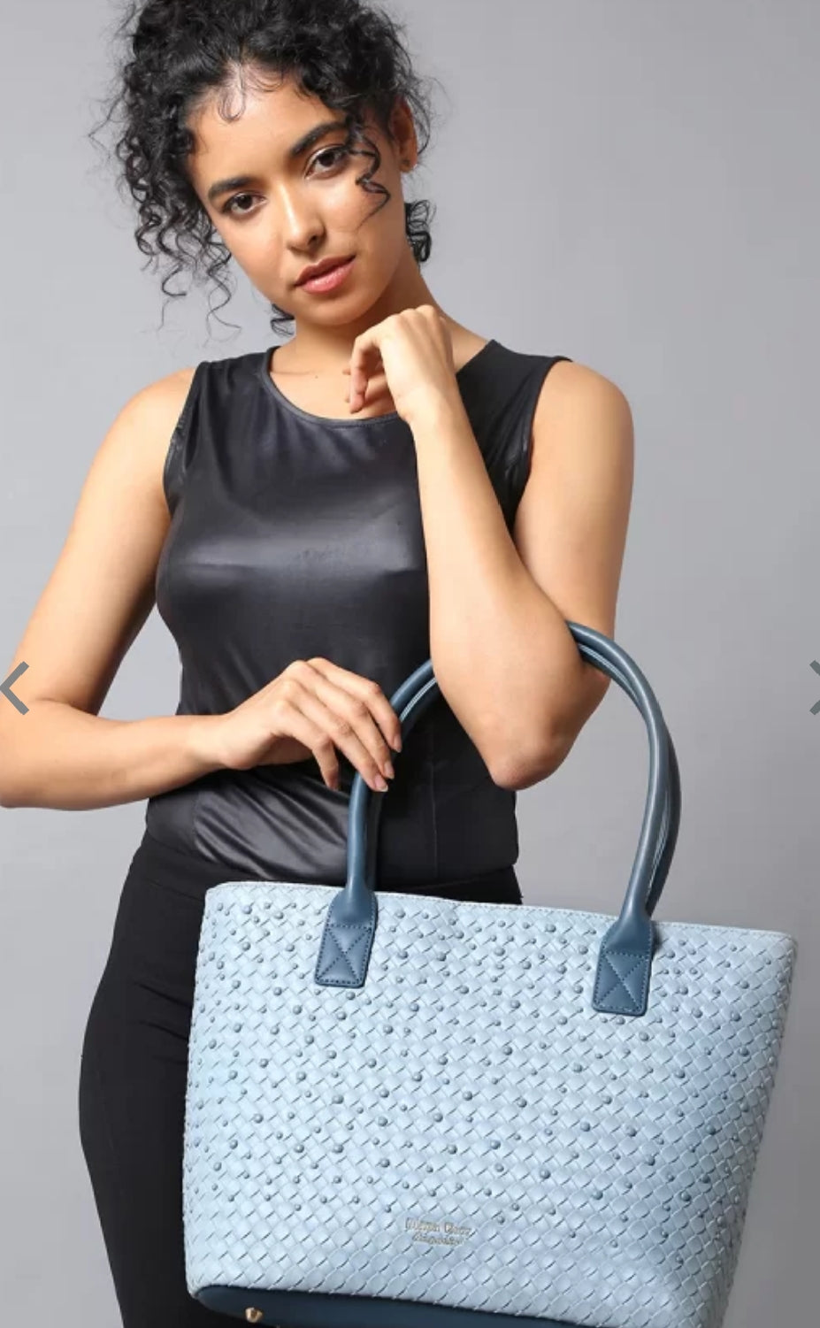 Handheld Textured Structured Bag