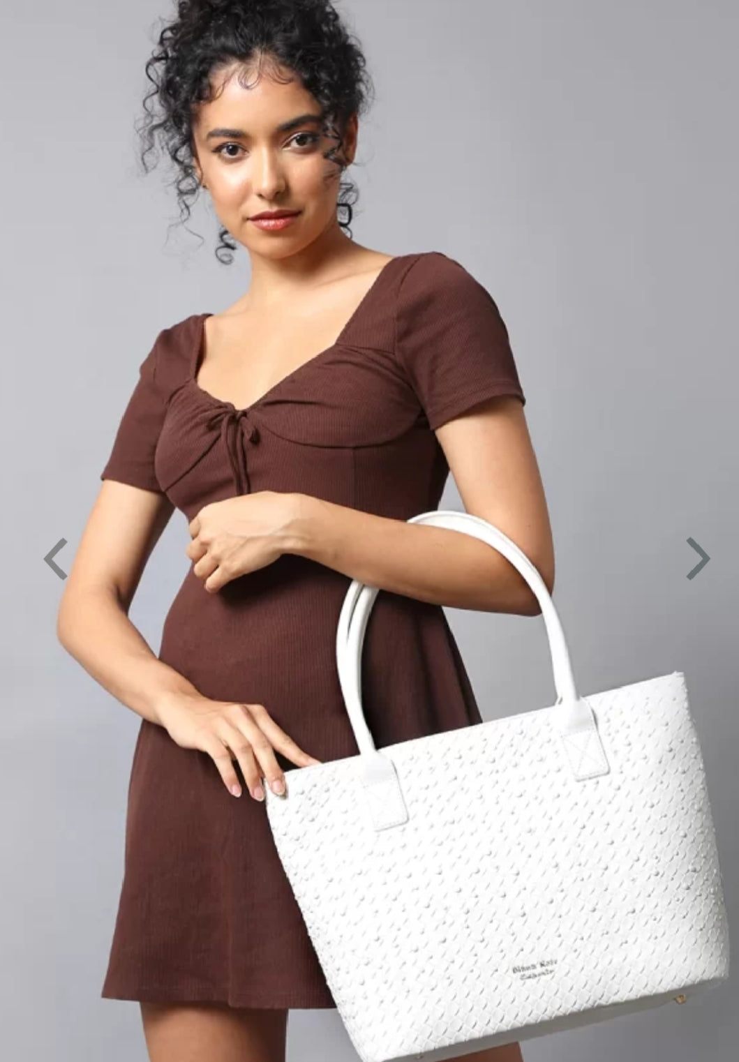 Handheld Textured Structured Bag