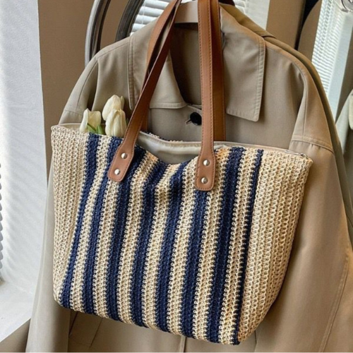 Handcrafted Jute Tote Beach Bags